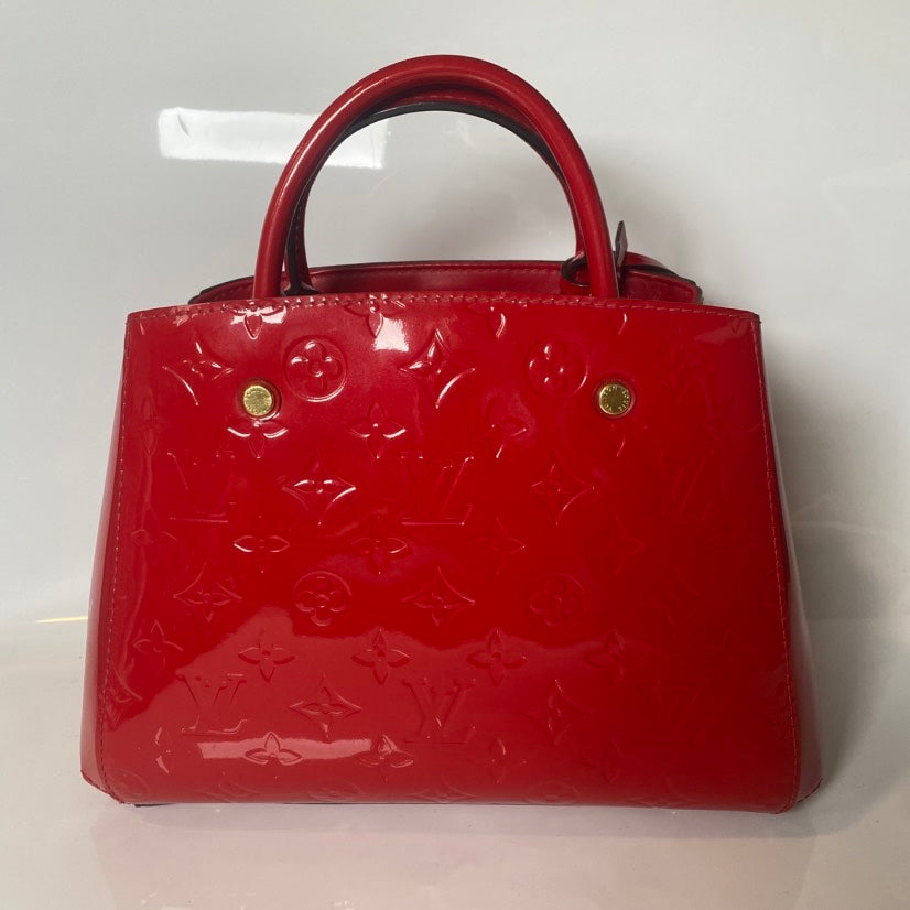 preloved Lv patent leather bag