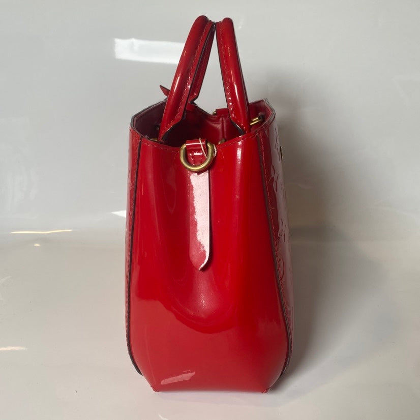 preloved Lv patent leather bag