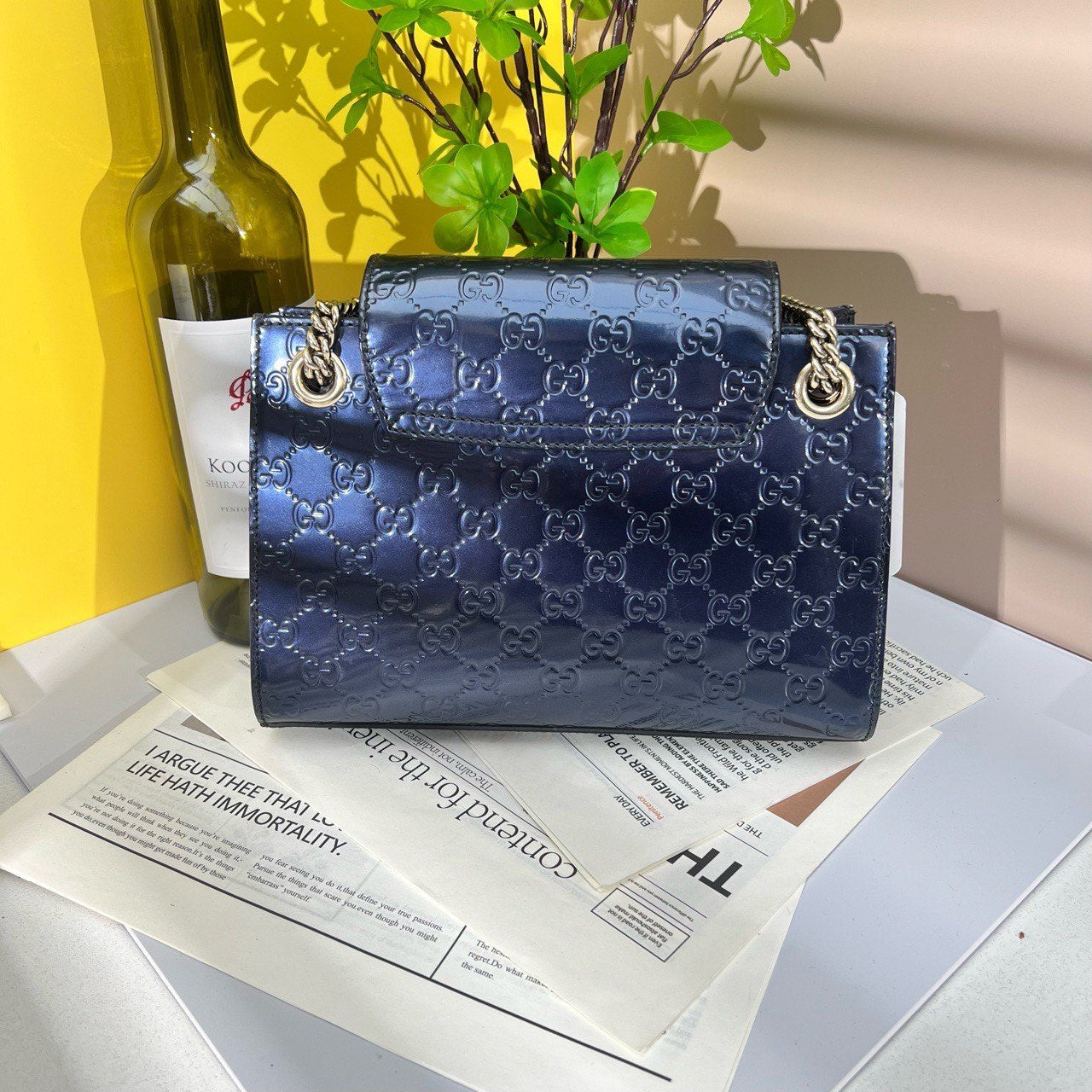 💕final and best  Gucci Emily bag()