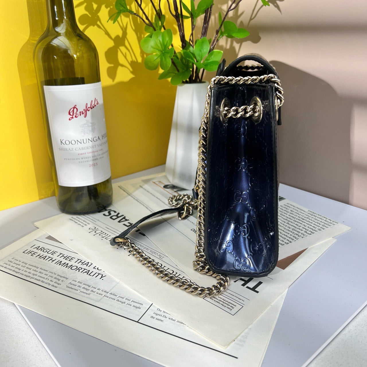 💕final and best  Gucci Emily bag()