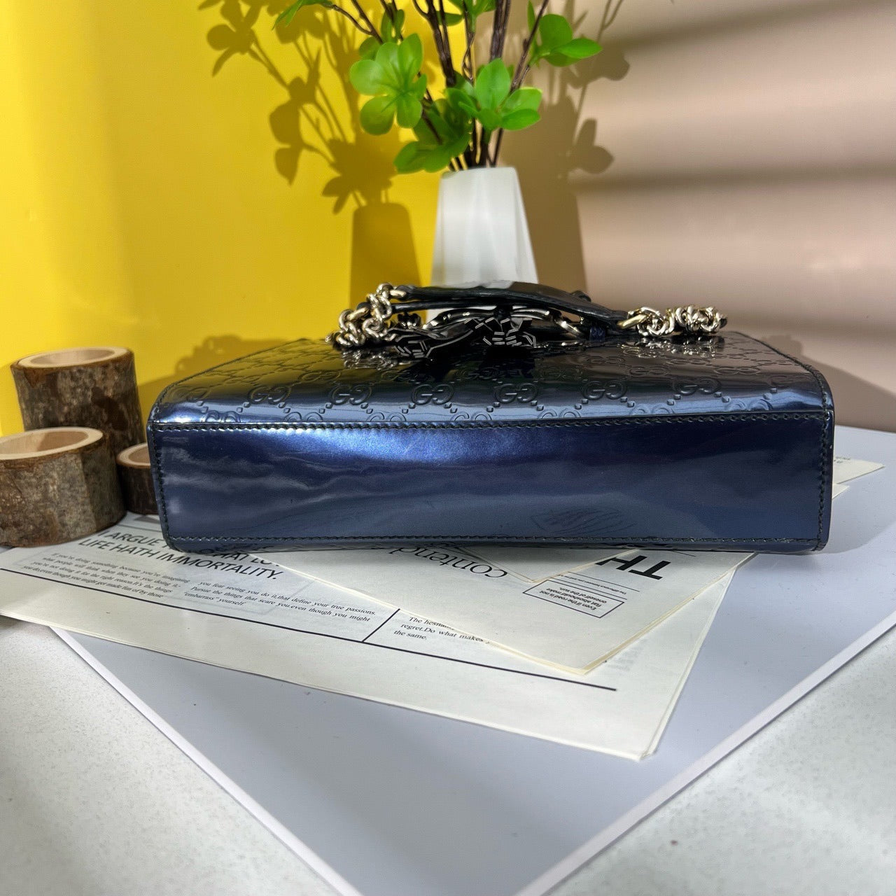 💕final and best  Gucci Emily bag()