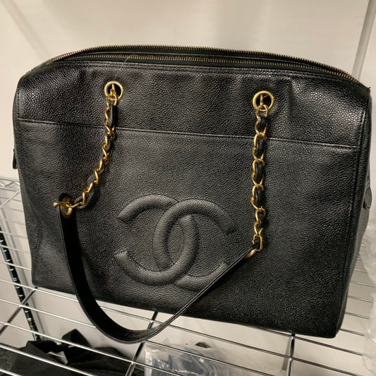 Chanel Chain Tote Bag With Sticker 31745