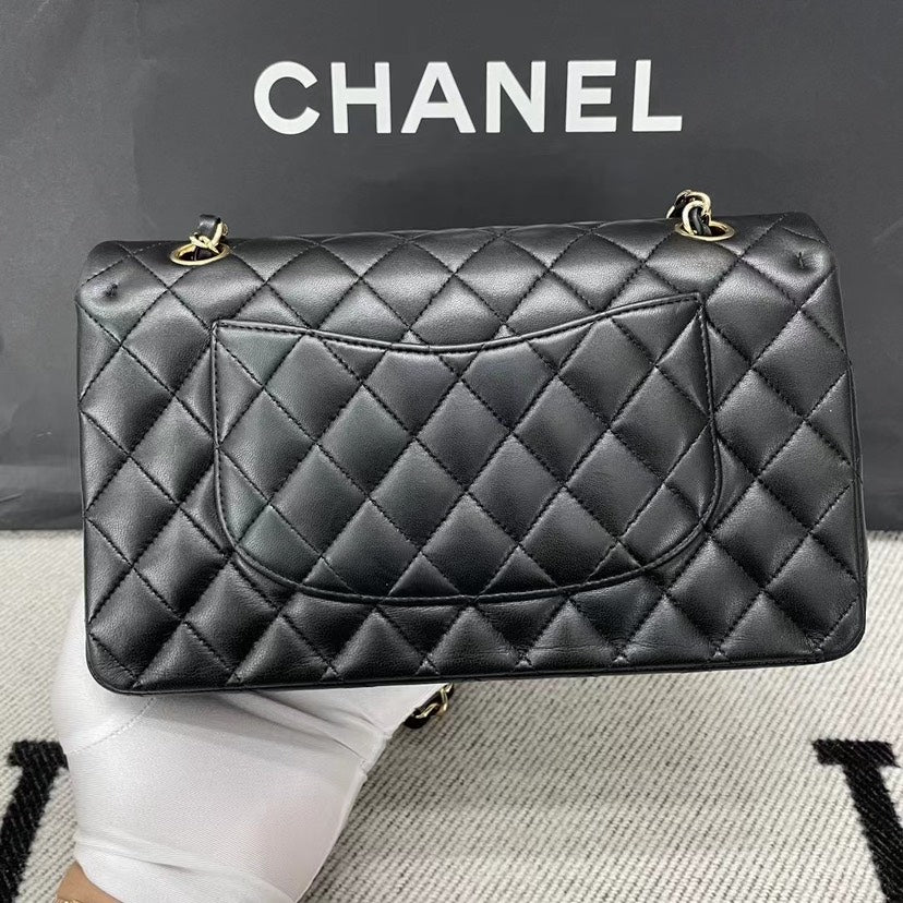 Chanel Cf Lambskin Size Medium Full Set (Sticker 14xxx)