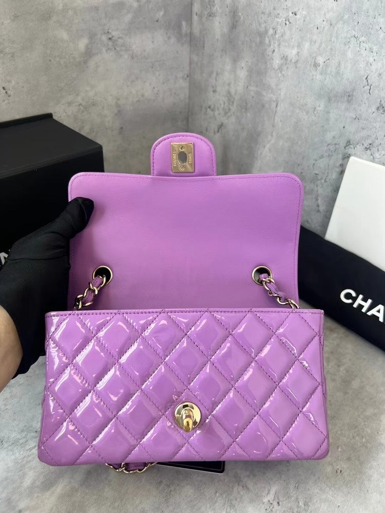Chanel Cf Mini Bag Patent (29xx) Full Set