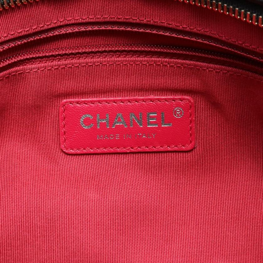 Chanel Gabriel De Chanel Handbag Leather Black Combination Metal Fittings 2way 887124 - Condition B