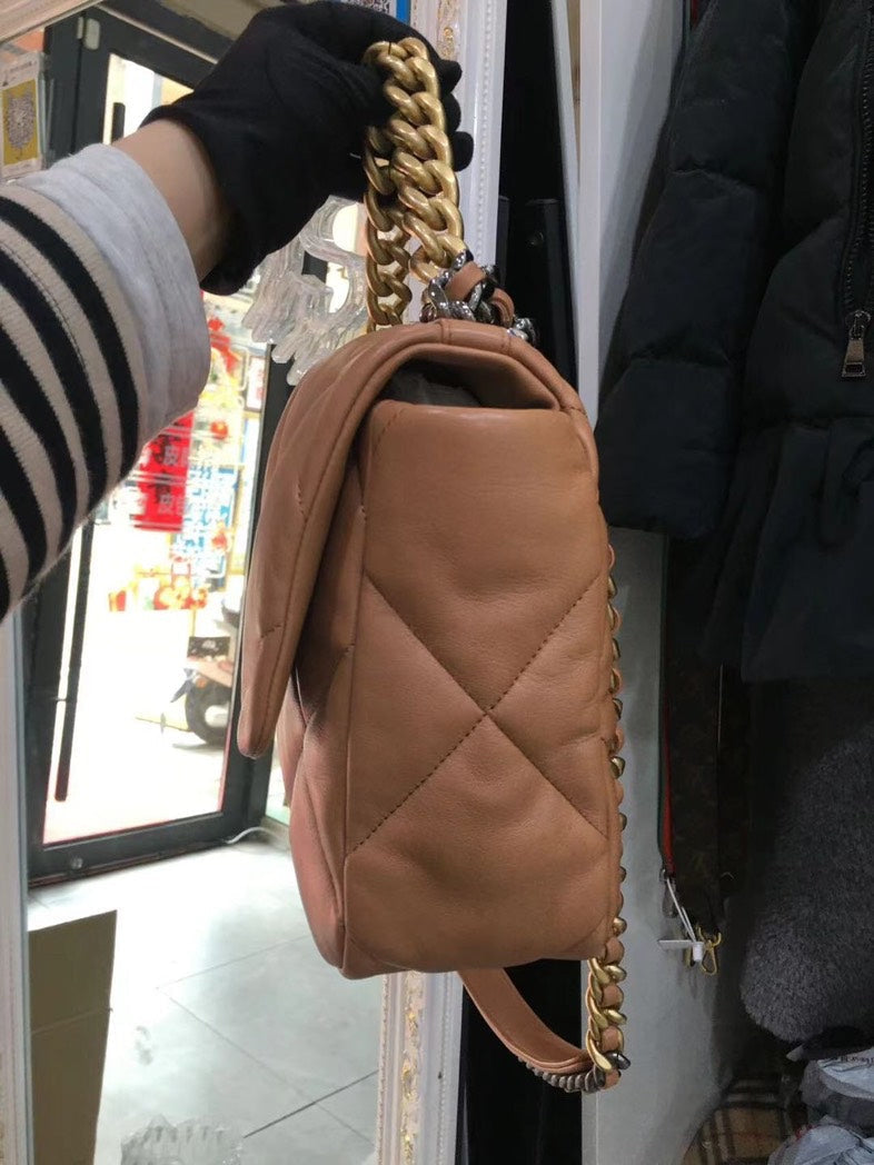 Chanel 19 Bag Caramel 30cm