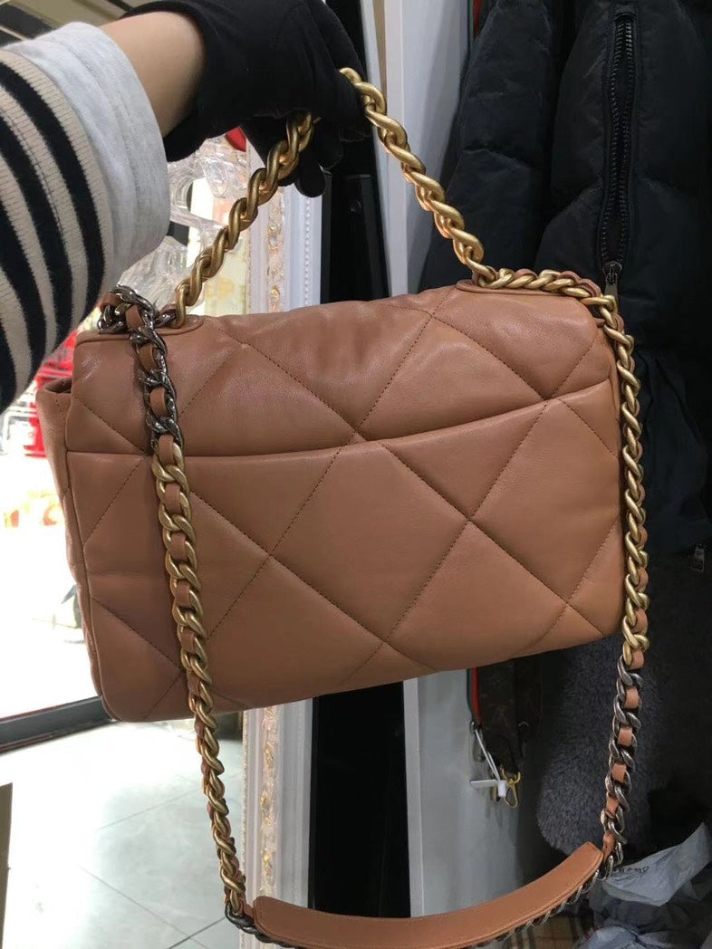 Chanel 19 Bag Caramel 30cm