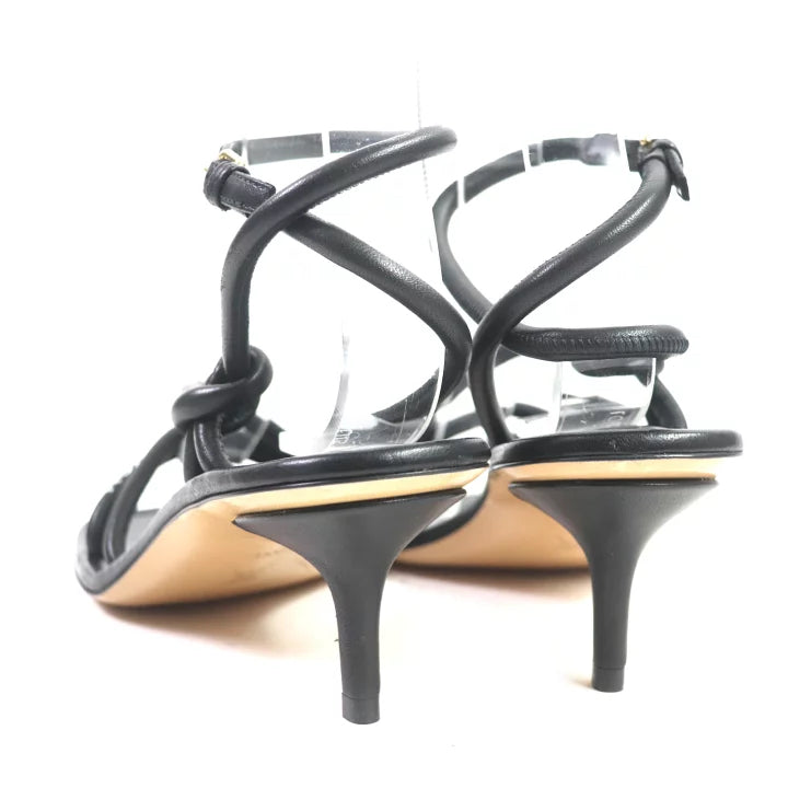 Louis Vuitton Sandals 5628 Black Designer Shoes Size 35.5