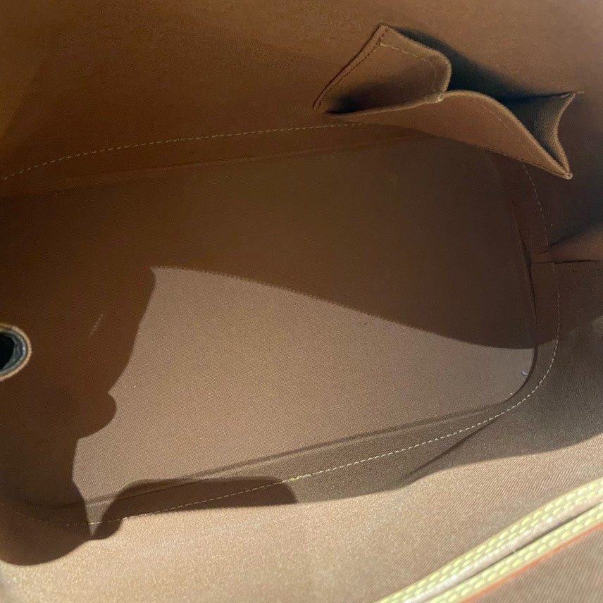 Louis Vuitton Alma Monogram Canvas Tote Brown Medium