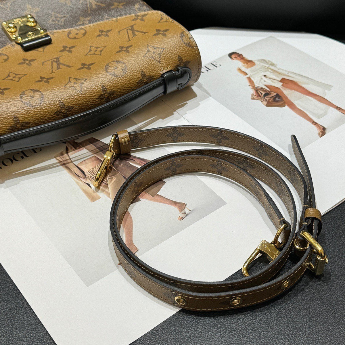 Louis Vuitton Pochette Metis Monogram Canvas Beige Medium