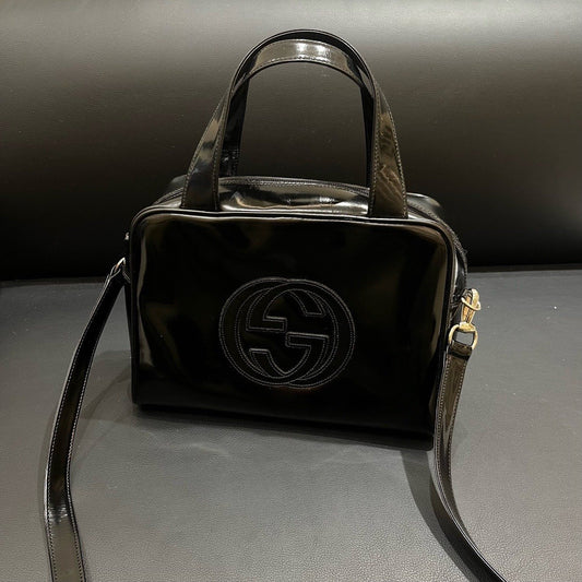 Gucci Black Leather Handbag xx