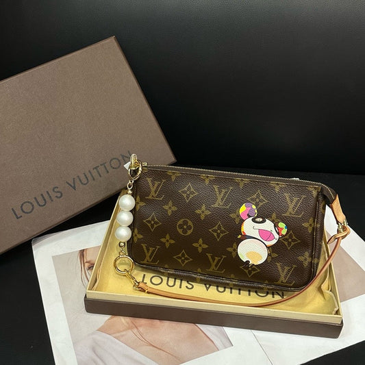 Louis Vuitton Murakami Pochette Accessoires Brown Monogram Bag