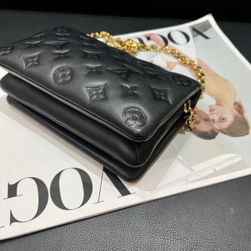 Louis Vuitton Pochette Coussin Bag Black
