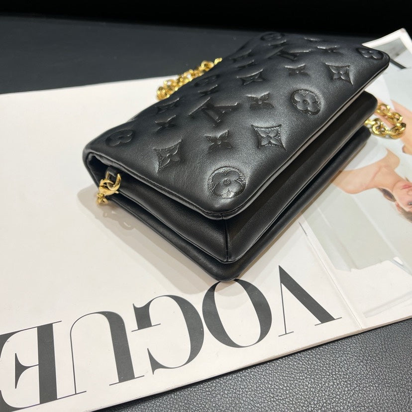 Louis Vuitton Pochette Coussin Bag Black