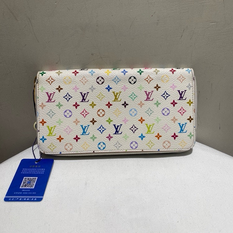 Louis Vuitton Murakami White Multicolor Wallet