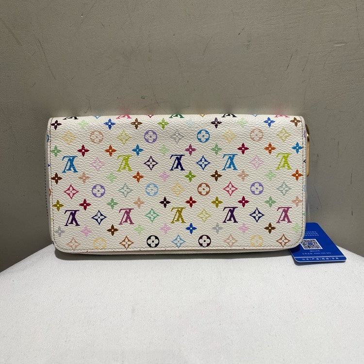 Louis Vuitton Murakami White Multicolor Wallet