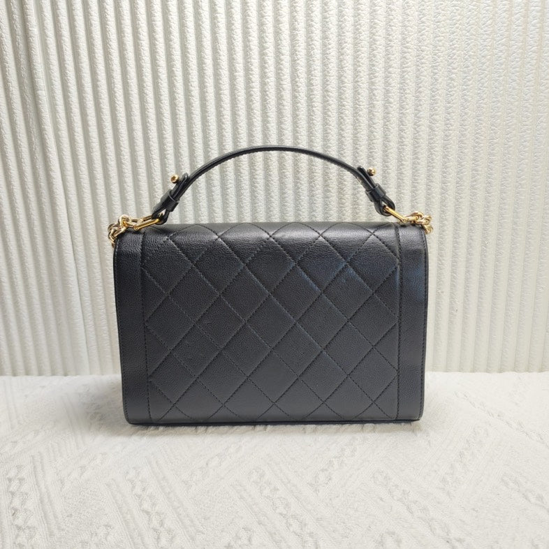 Chanel Quilted Shoulder Bag Black - FULL SET  Chanel bag 11896594