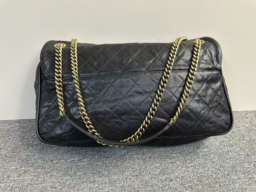 Chanel Classic Black Quilted Shoulder Bag