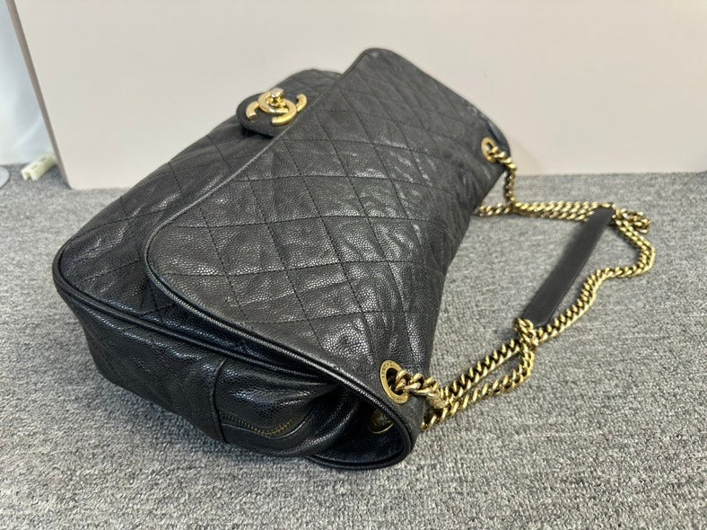 Chanel Classic Black Quilted Shoulder Bag