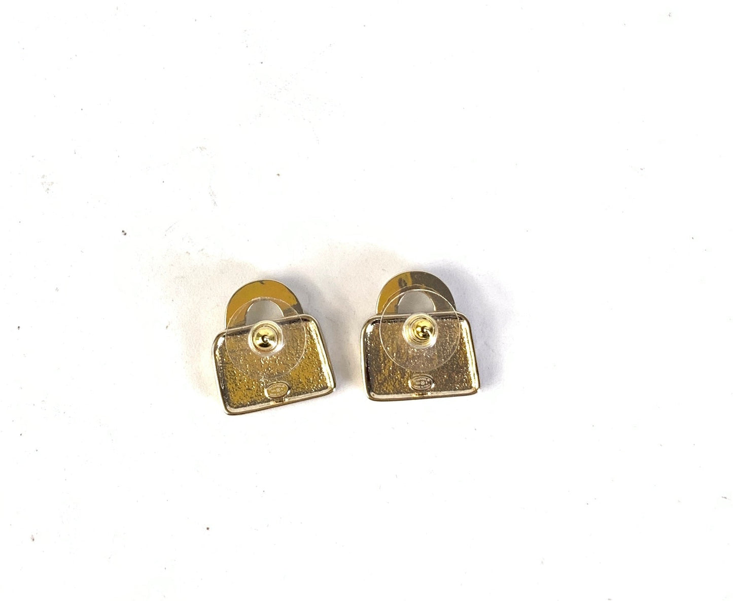 Chanel Earrings B1981 Pink Gold Stud