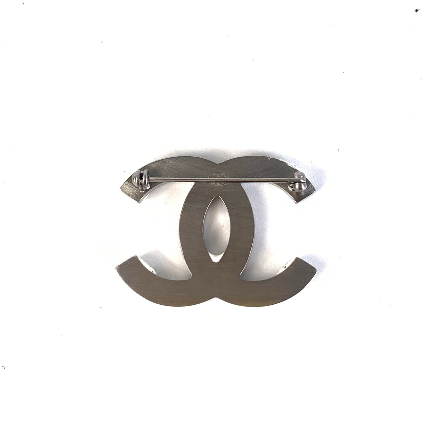 Chanel  Brooch B-1951 Black Silver Jewelry