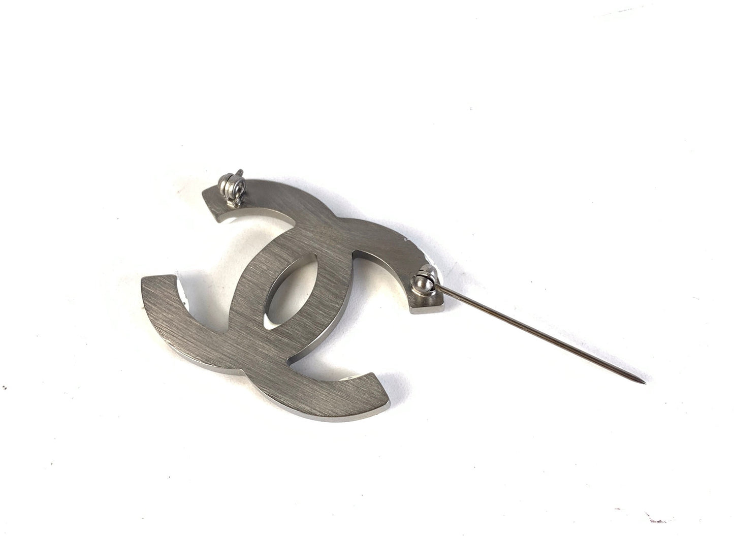 Chanel  Brooch B-1951 Black Silver Jewelry