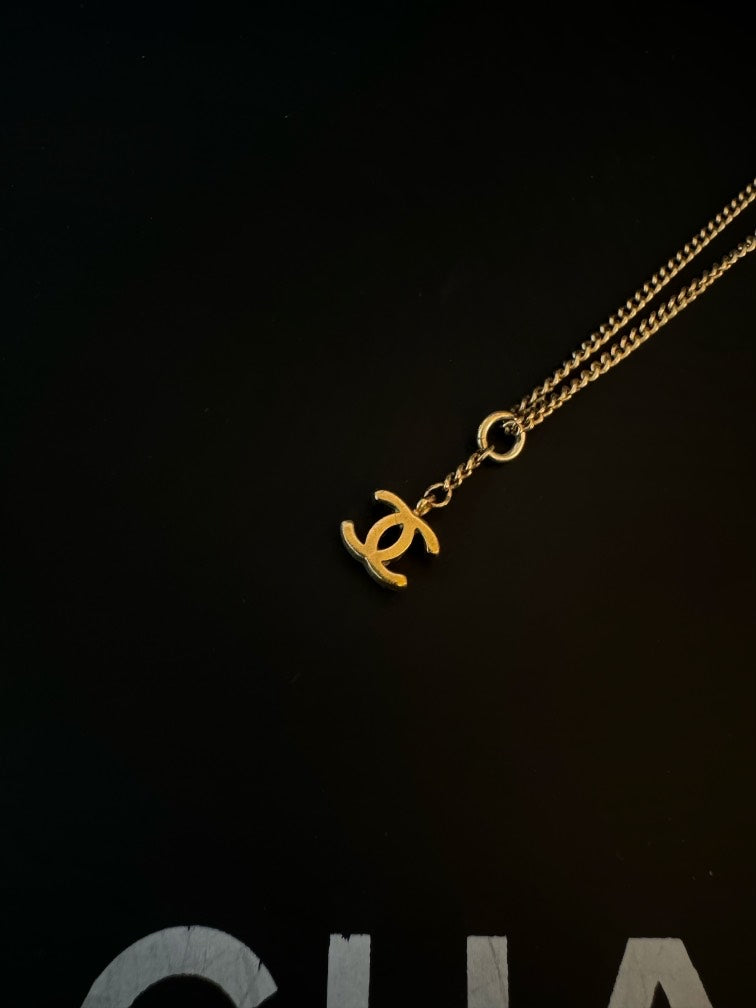 Chanel Vintage Golden CC Bracelet 05A