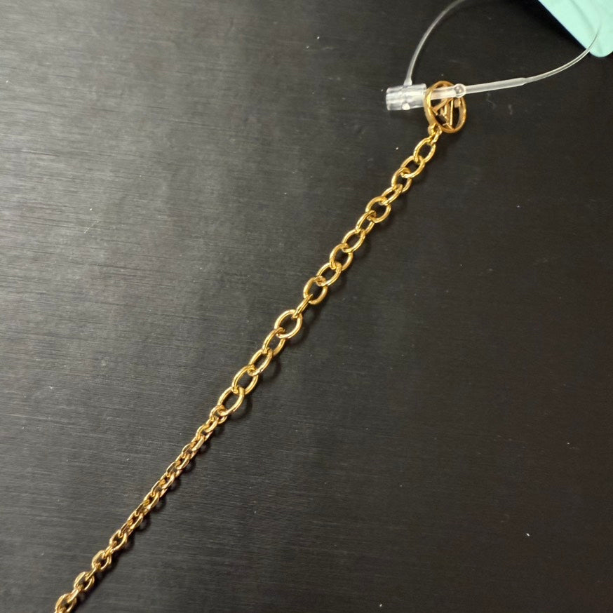 Preloved Louis Vuitton Blooming Necklace 39-45cm Gold Chain