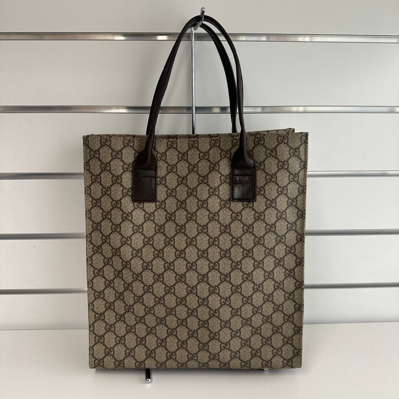 Gucci GG Canvas Tote Bag  in Brown -  Designer Handbag