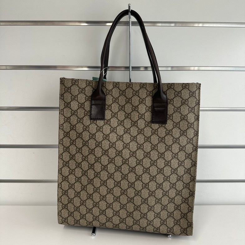 Gucci GG Canvas Tote Bag  in Brown -  Designer Handbag