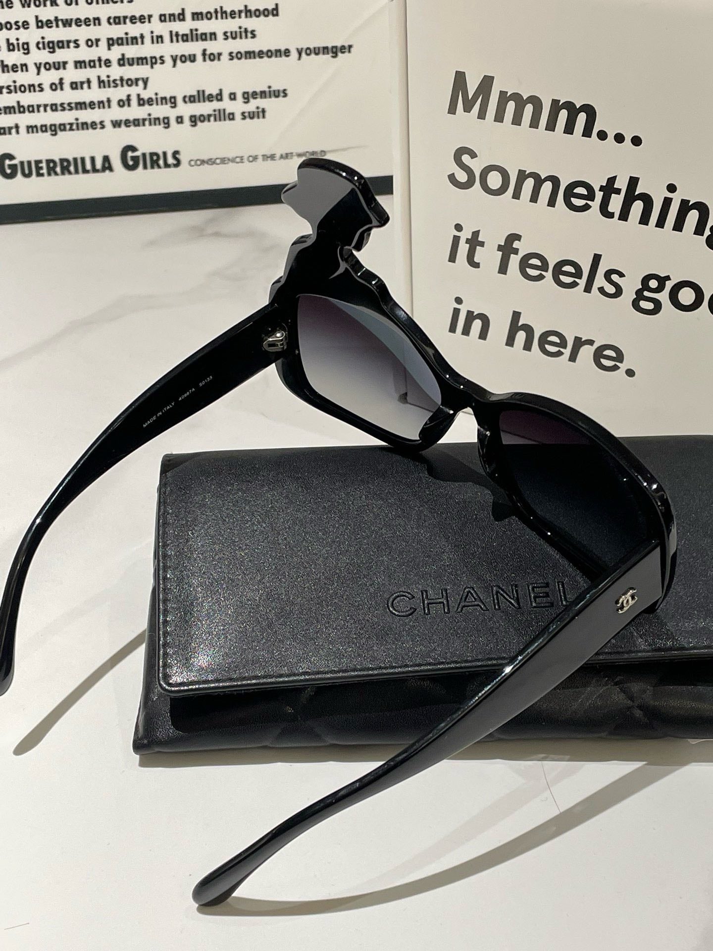 Chanel Coco Silhouette Sunglasses Black