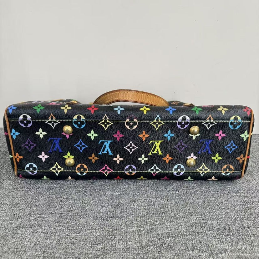 Preloved Louis Vuitton Multicolor Monogram Canvas Shoulder Bag
