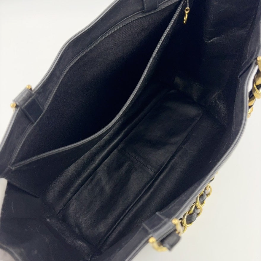 Vintage Chanel Lambskin Chain Tote Bag N4129244