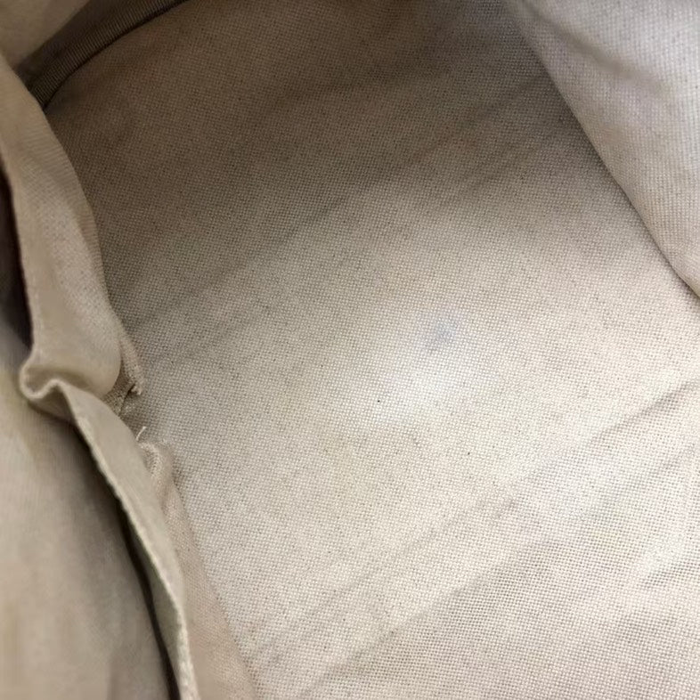 Gucci Beige GG Supreme Canvas Two-Way Boston Bag CC