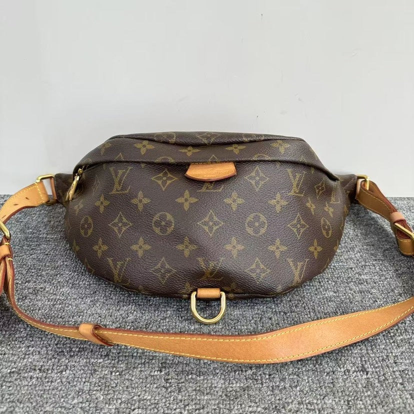 Preloved Louis Vuitton Monogram Brown Belt Bum Bag Waist Bag