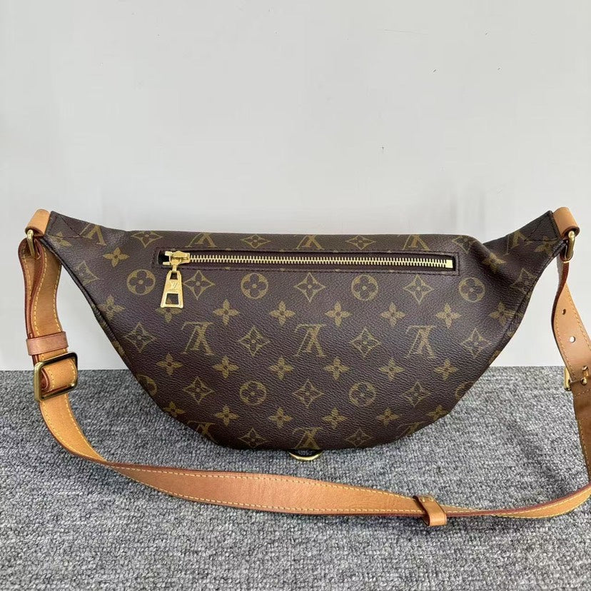 Preloved Louis Vuitton Monogram Brown Belt Bum Bag Waist Bag