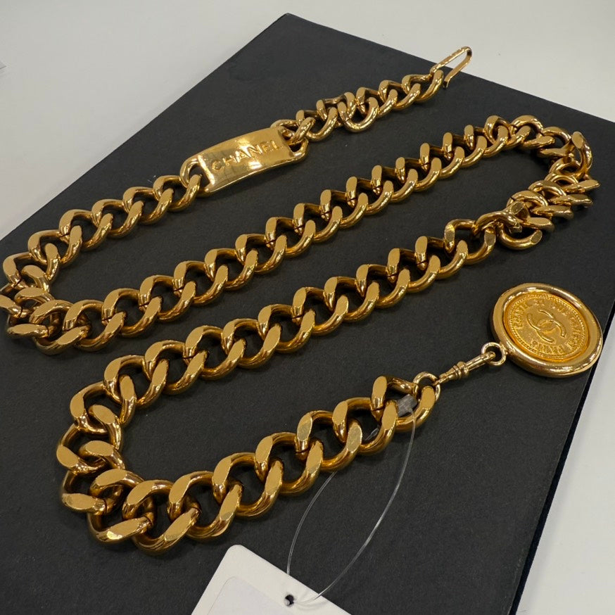 Vintage Chanel Chain Belt 80cm/31.5‚Äù FM6086