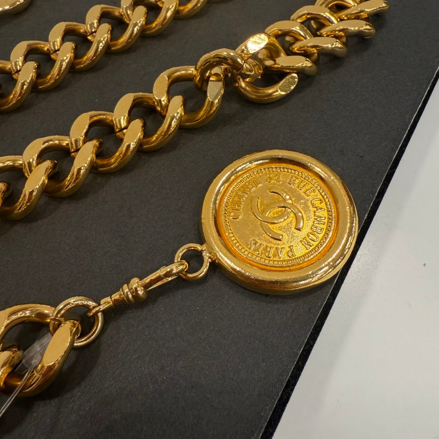 Vintage Chanel Chain Belt 80cm/31.5‚Äù FM6086