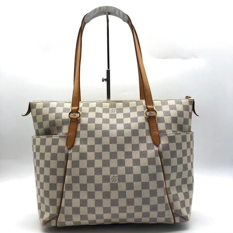 Preloved Louis Vuitton Damier Azur Canvas Shoulder Bag ZZ6949