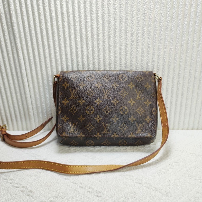 Preloved Louis Vuitton Monogram Canvas Brown Crossbody Bag 12238510