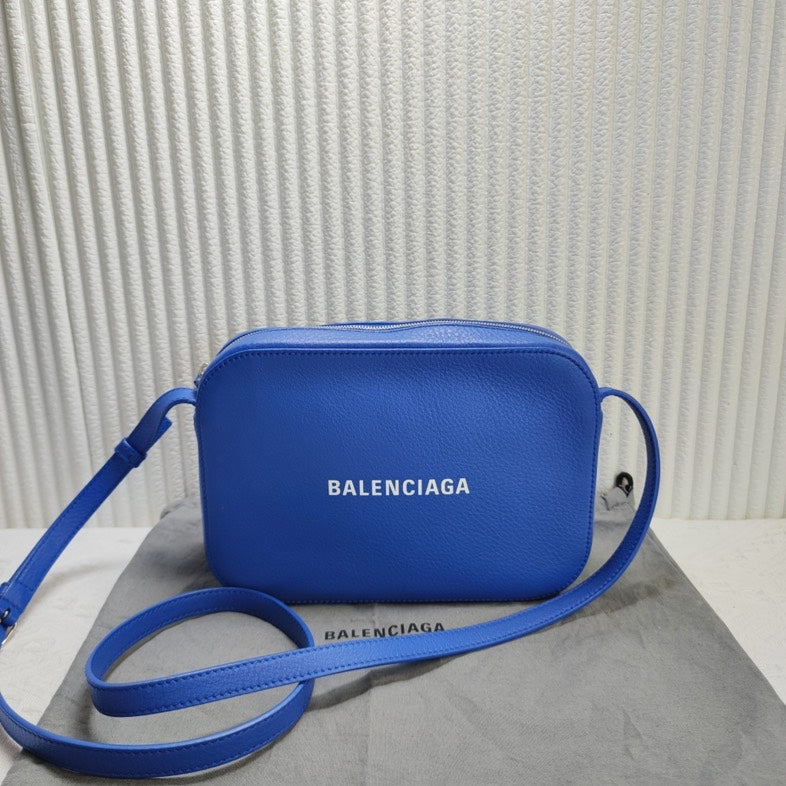 Preloved Balenciaga Bag Blue Leather Crossbody 12165105