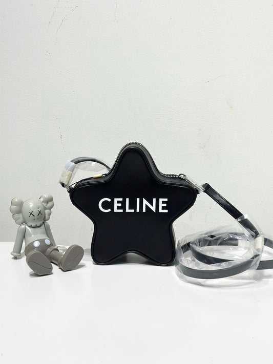 Celine Star Black Crossbody Bag - Preloved
