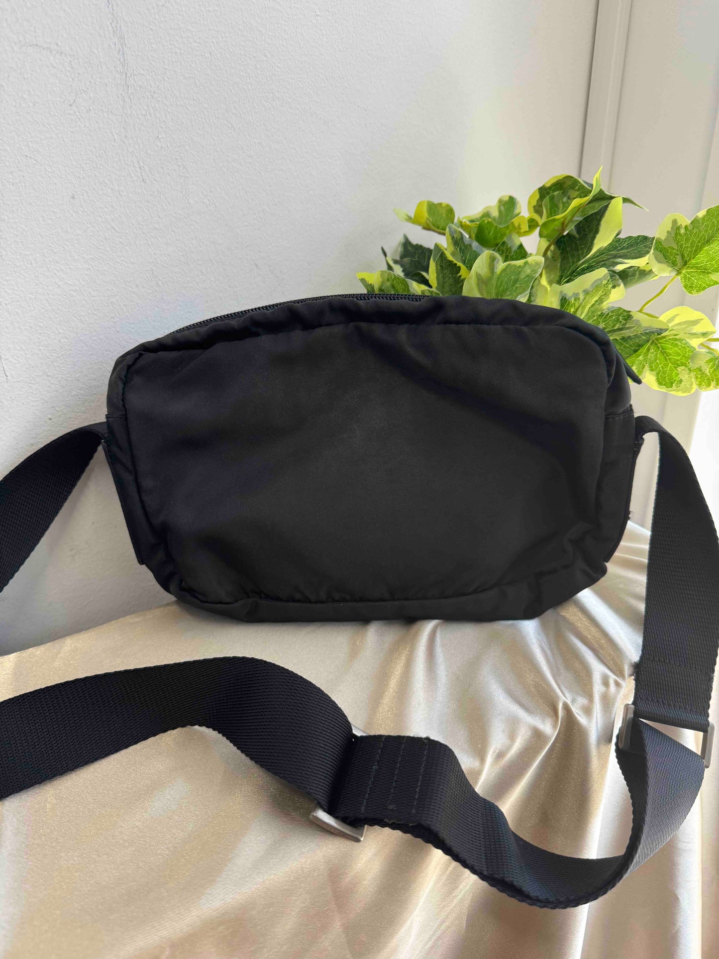 Prada Nylon Crossbody Bag in Black - Elegant and Functional Crossbody for Everyday Use