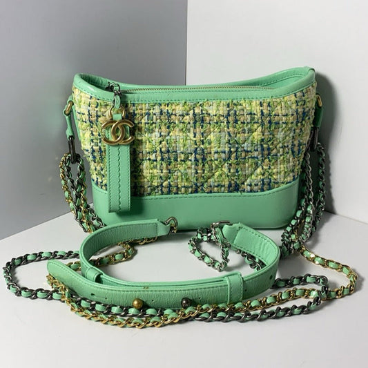 Chanel Gabrielle PM Mint Green Crossbody Bag