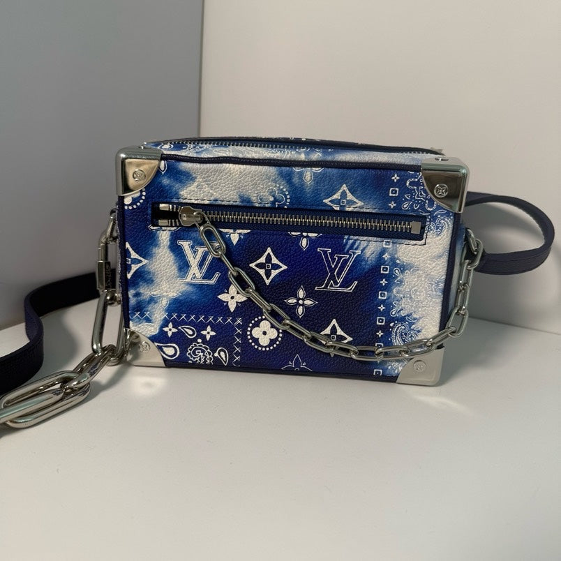 Louis Vuitton Watercolor Monogram Soft Trunk Blue Crossbody Bag