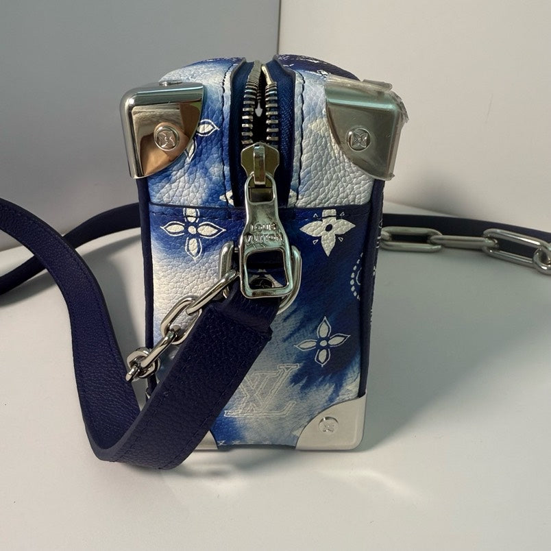 Louis Vuitton Watercolor Monogram Soft Trunk Blue Crossbody Bag