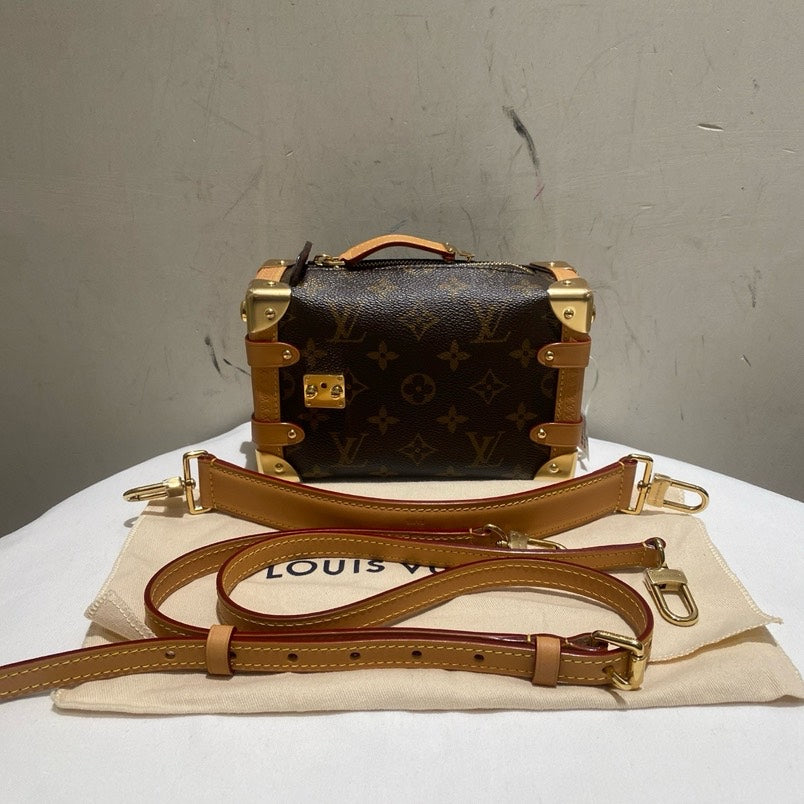 Louis Vuitton Soft Trunk Monogram Microchip Brown Crossbody Bag