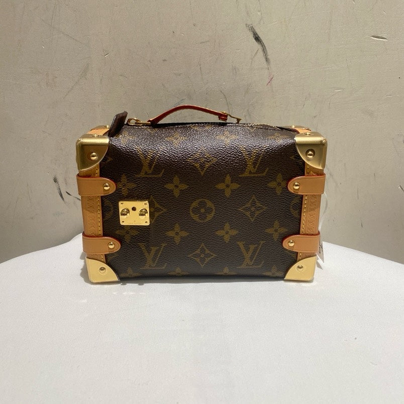 Louis Vuitton Soft Trunk Monogram Microchip Brown Crossbody Bag