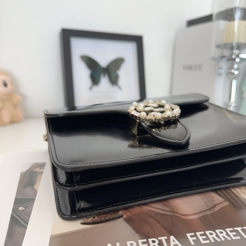 Preloved Gucci Organ Series Black Crossbody Bag