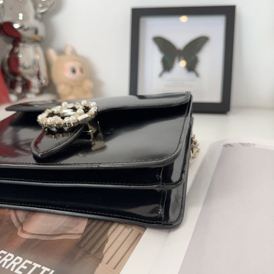 Preloved Gucci Organ Series Black Crossbody Bag